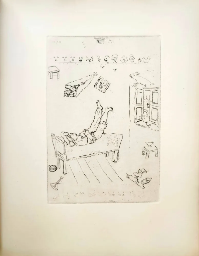 Eau-Forte Chagall - Le Sept Péchés Capitaux