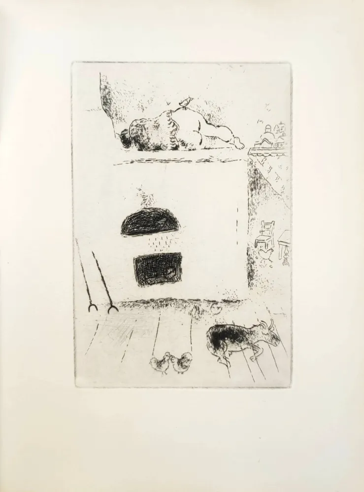 Eau-Forte Chagall - Le Sept Péchés Capitaux