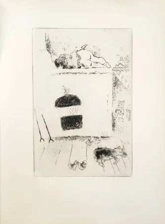 Eau-Forte Chagall - Le Sept Péchés Capitaux