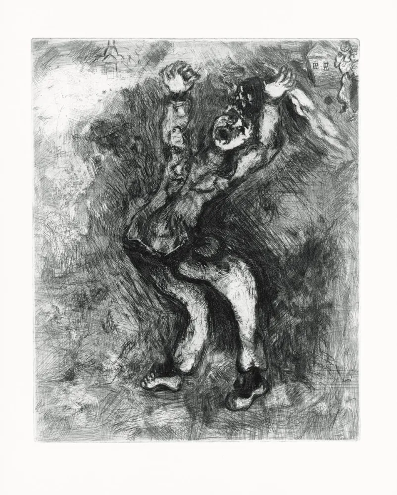 Eau-Forte Chagall - Les Fables de La Fontaine