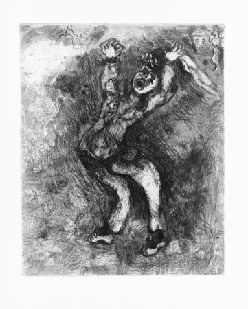 Eau-Forte Chagall - Les Fables de La Fontaine