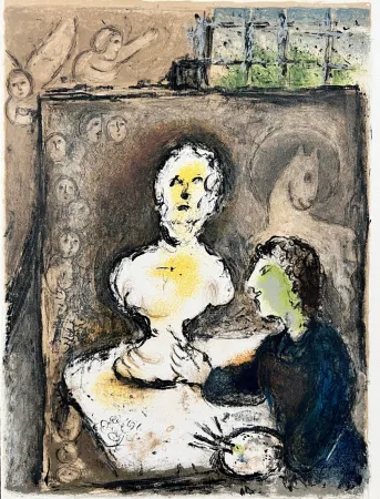 Lithographie Chagall - L'Odyssée, Planche I