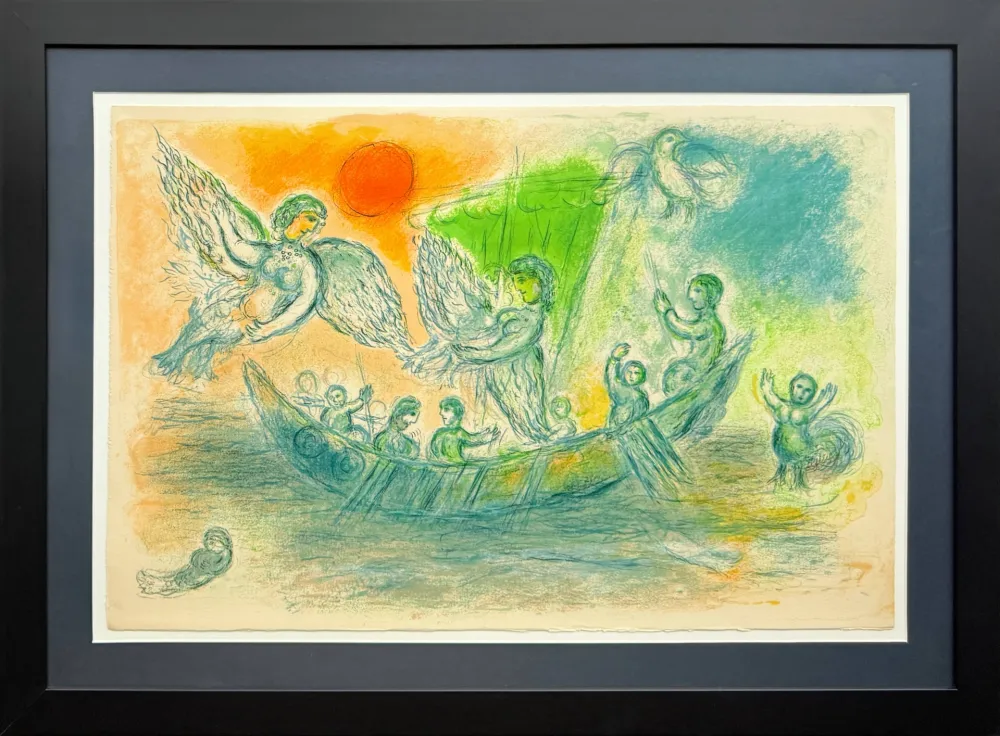 Lithographie Chagall - L'Odyssée, Planche XIX