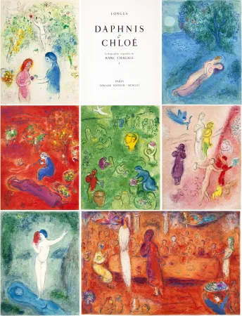 Livre Illustré Chagall - Longus. DAPHNIS & CHLOÉ (Paris, Tériade, 1961)