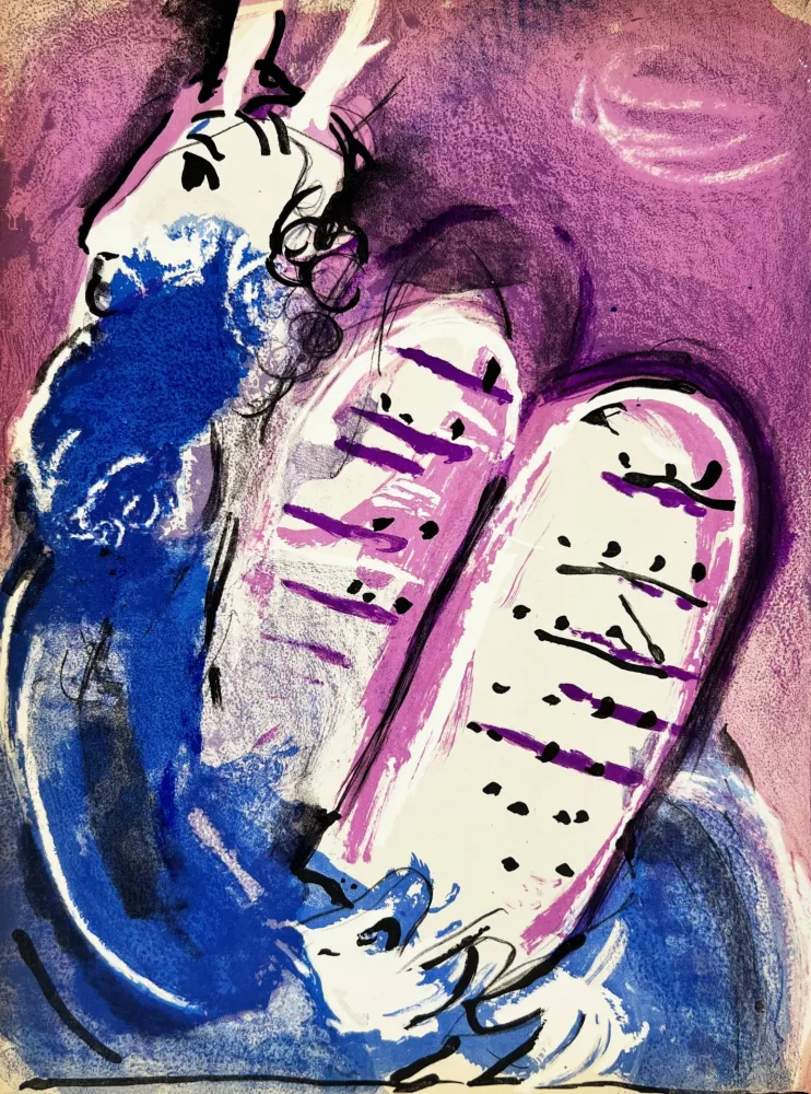 Lithographie Chagall - Moses II