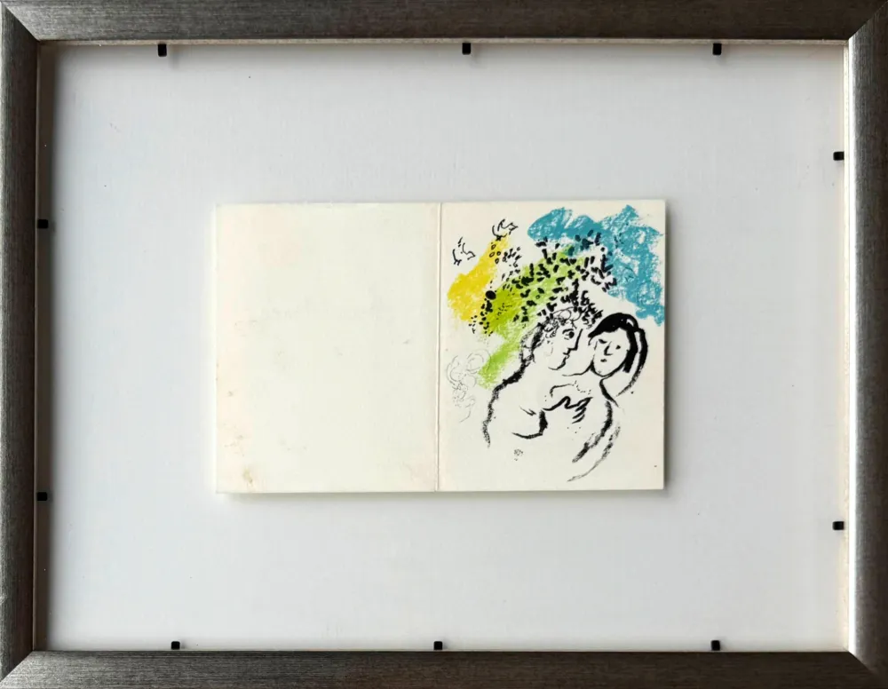 Lithographie Chagall - New Year's Card