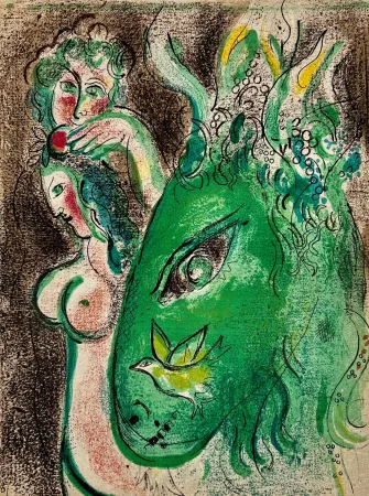 Lithographie Chagall - Paradise II