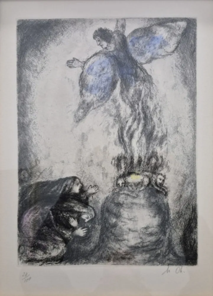 Gravure Chagall - Sacrifice of Manoah