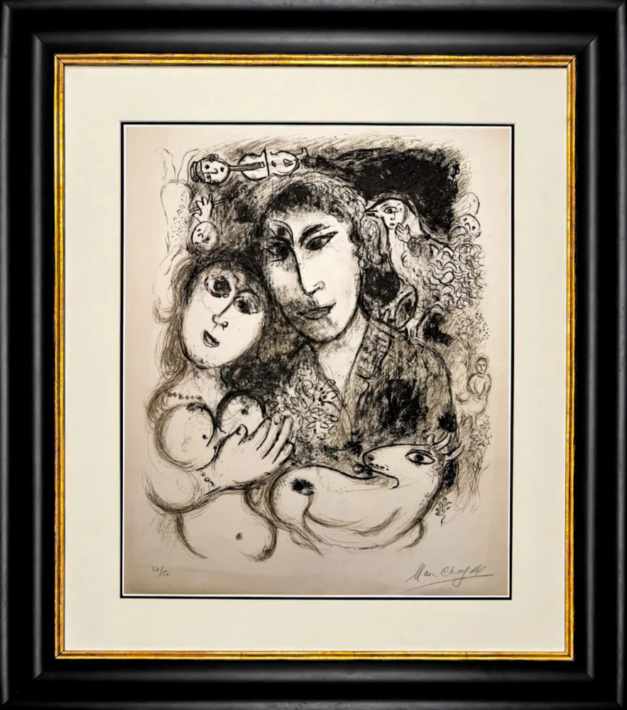 Lithographie Chagall - Sortilège