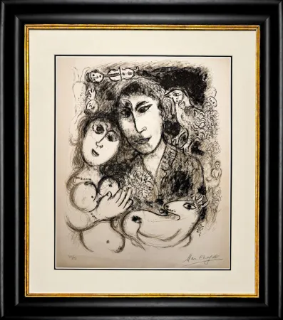 Lithographie Chagall - Sortilège