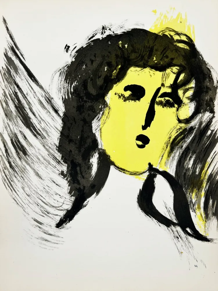 Lithographie Chagall - The Angel