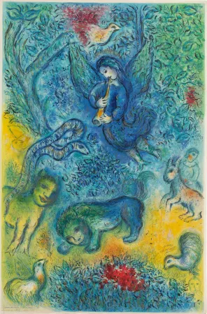 Lithographie Chagall - The Magic Flute