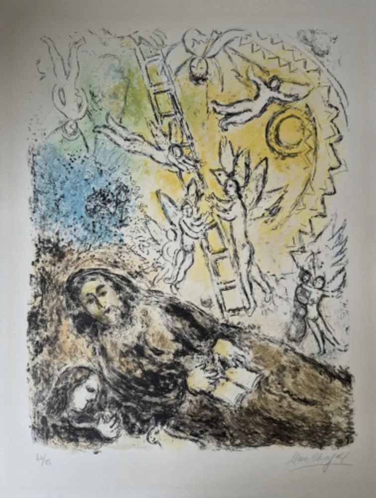 Lithographie Chagall - The Prophet