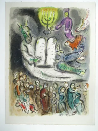 Lithographie Chagall - The Story of Exodus