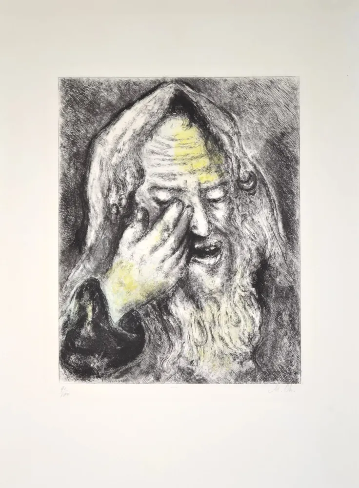 Gravure Chagall - The suffering of Jeremiah - MCH103