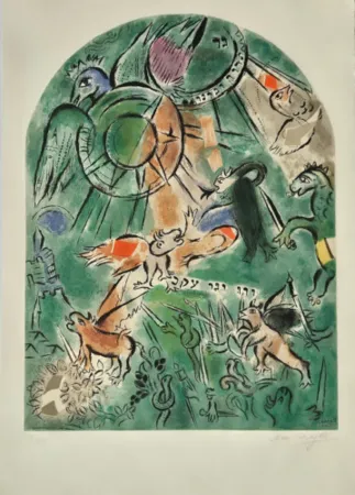 Lithographie Chagall - The Tribe of Gad CS19