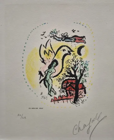 Lithographie Chagall - Vocation