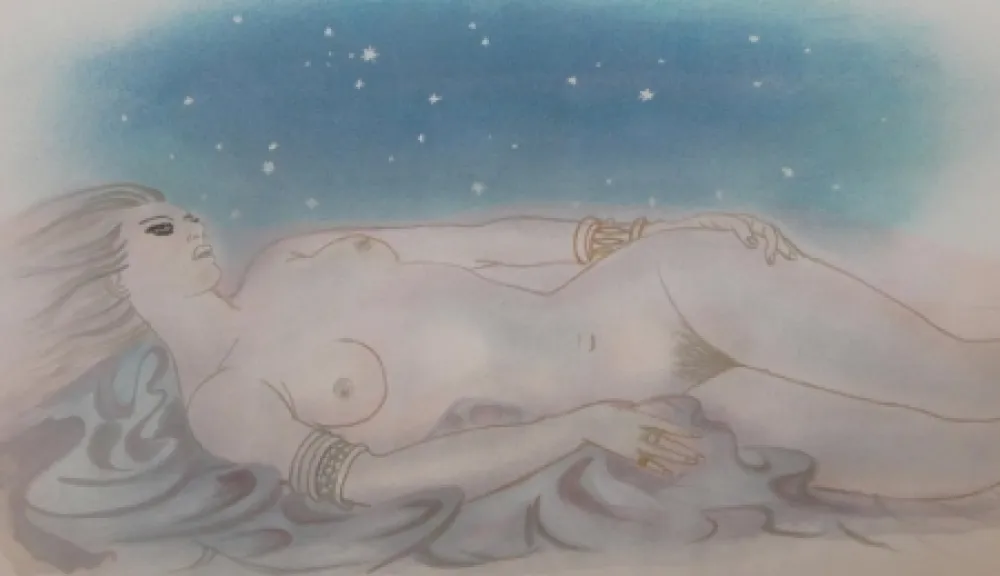 Lithographie Chapelain-Midy - Suite of eight color lithographs for the Cantique des cantiques