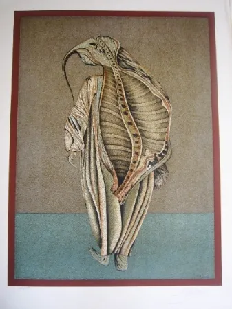 Lithographie Chemiakin - Ventre de Paris 8