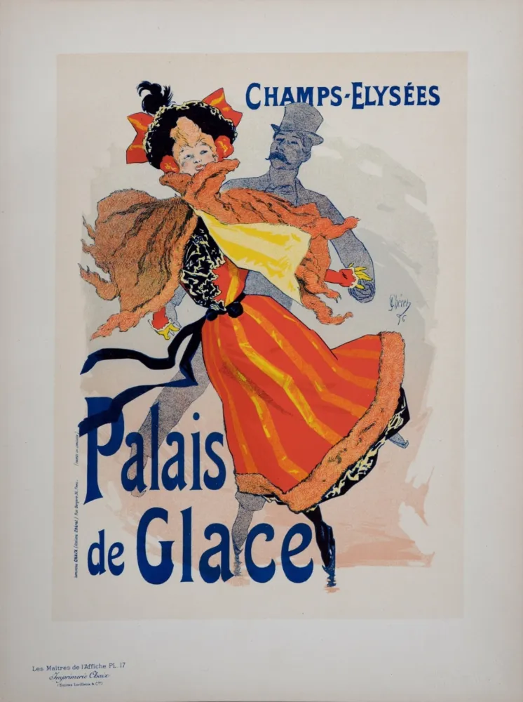 Lithographie Cheret - Les Palais de Glace, Les Maitres de L’Affiche