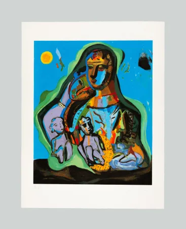 Eau-Forte Et Aquatinte Chia - Composizione