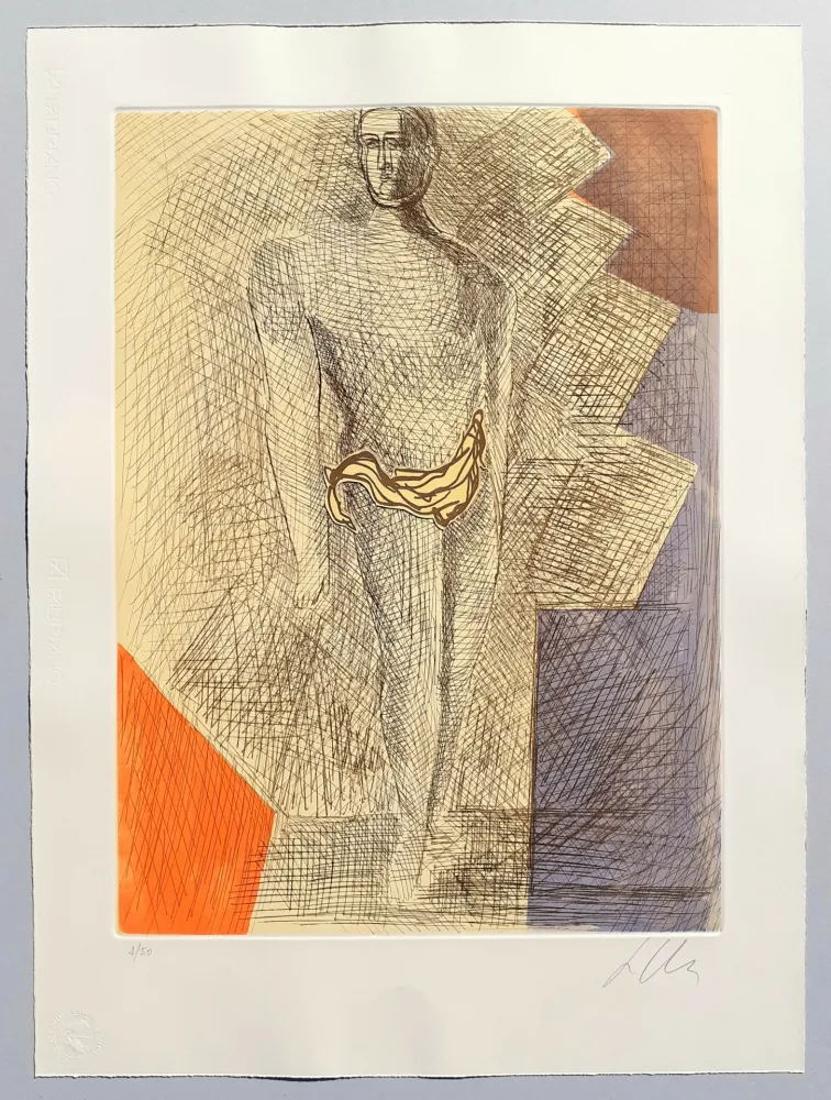 Eau-Forte Et Aquatinte Chia - Improvvisazioni su Leonardo (B)