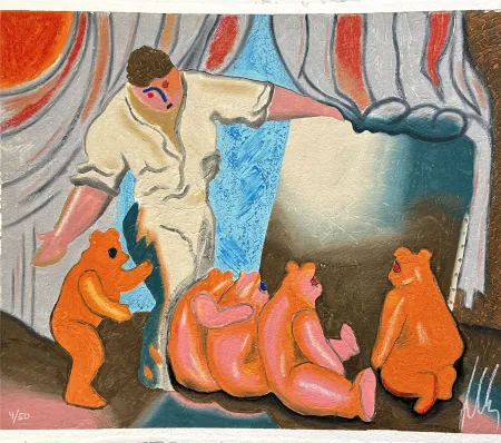 Eau-Forte Et Aquatinte Chia - Untitled 6 (from Ten Masterprints)