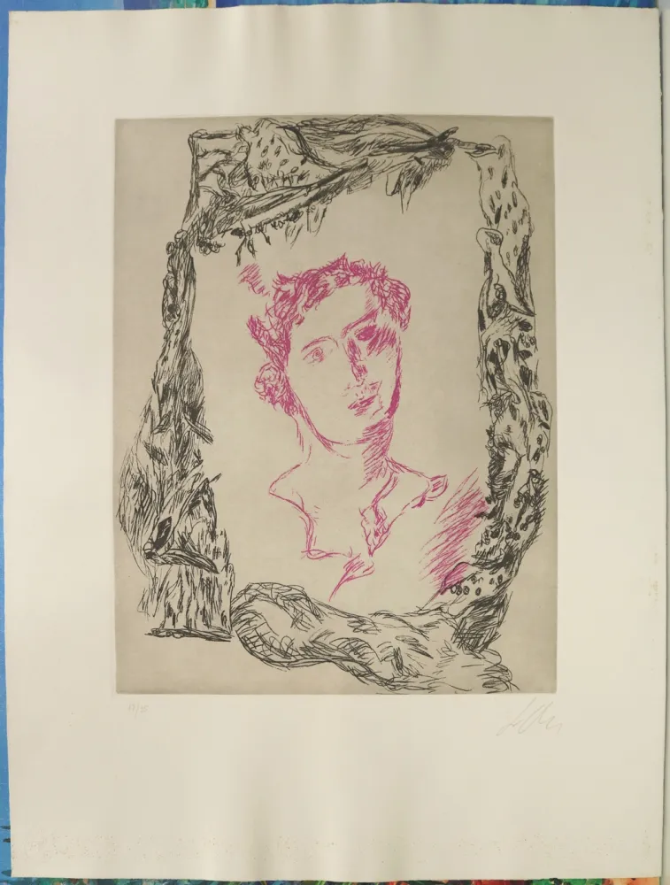 Aquatinte Chia - Volto