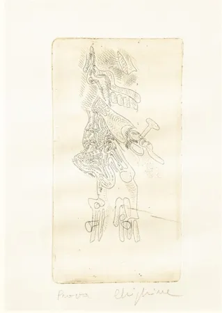 Eau-Forte Chighine - Cristo