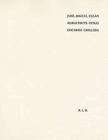 Livre Illustré Chillida - Adoración