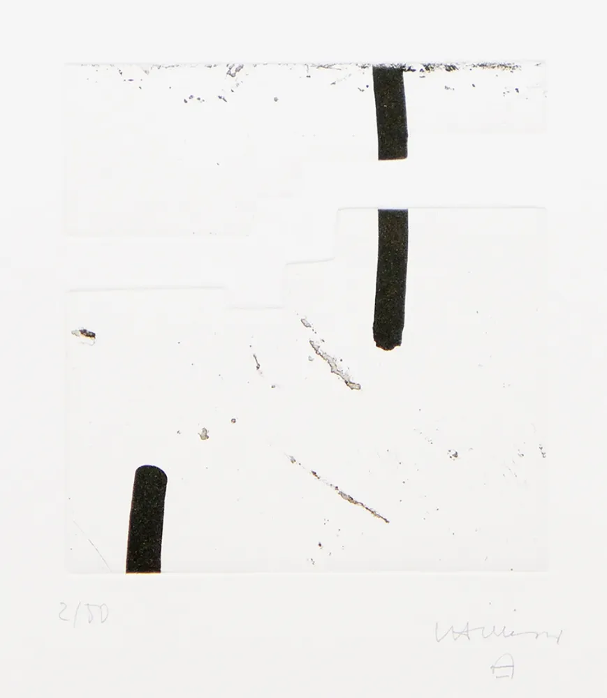 Eau-Forte Et Aquatinte Chillida - Argi V