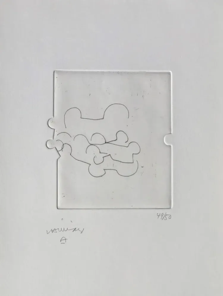 Eau-Forte Chillida - Cioran XXVII