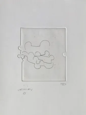 Eau-Forte Chillida - Cioran XXVII