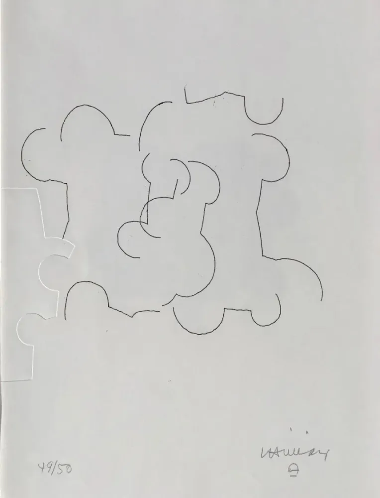 Aquatinte Chillida - Cioran XXX