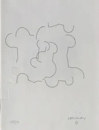 Aquatinte Chillida - Cioran XXX