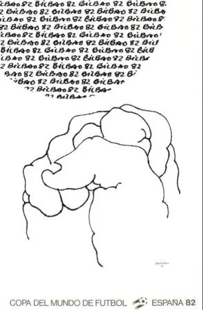 Lithographie Chillida - Coupe du Monde 82 - Espagne