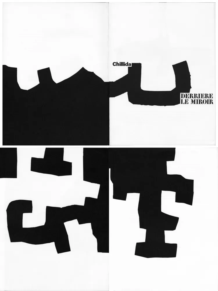 Livre Illustré Chillida - Derrière le Miroir n° 204 . CHILLIDA . Juin 1973.