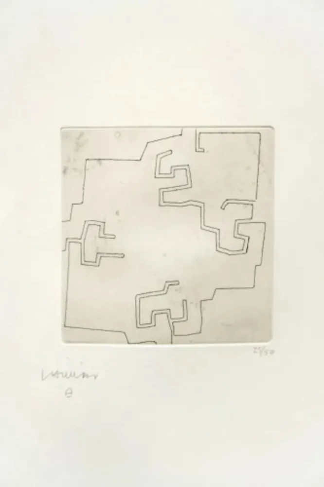 Gravure Chillida - Enda IV. (Raza)