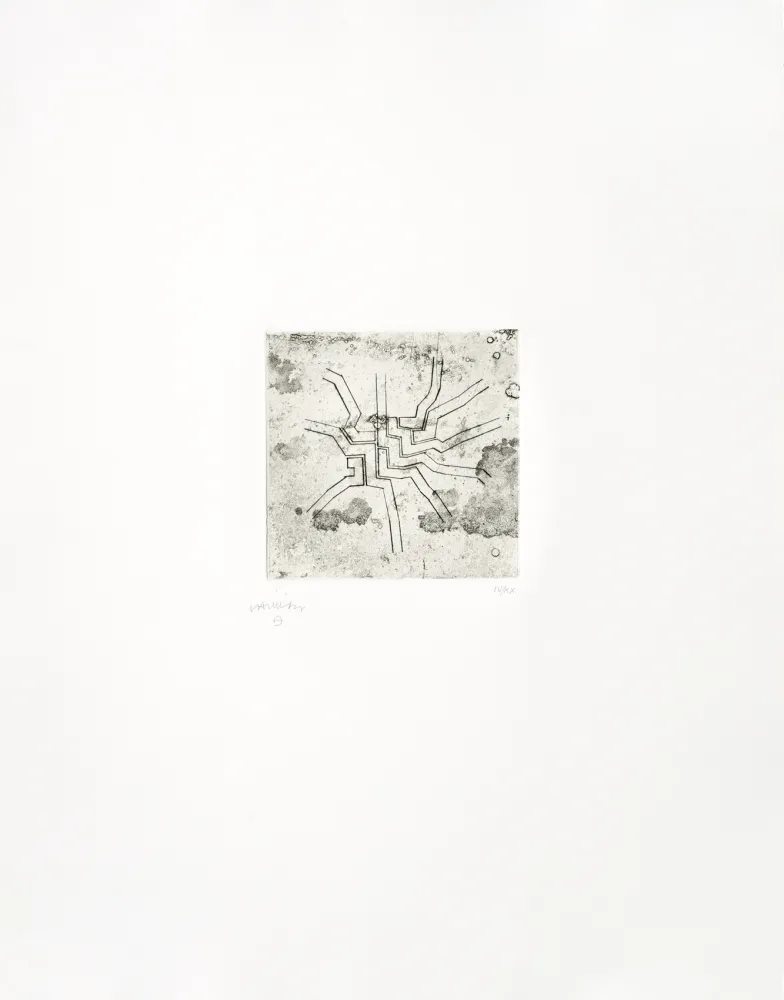 Gravure Chillida - Enda VI 