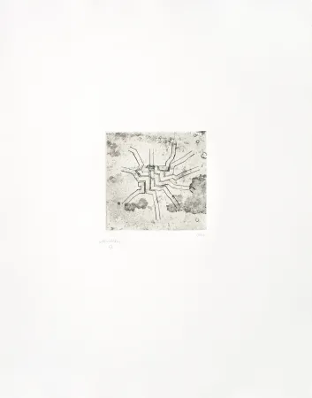 Gravure Chillida - Enda VI 