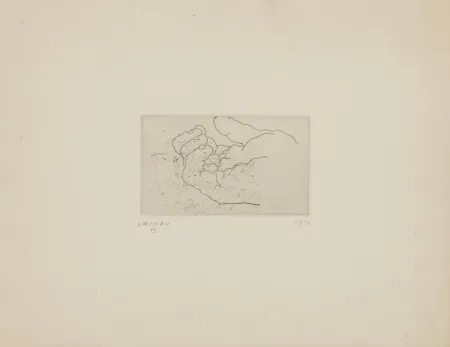 Eau-Forte Chillida - Esku IV (Mano IV)