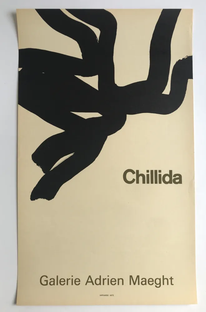 Affiche Chillida - Galerie Adrien Maeght