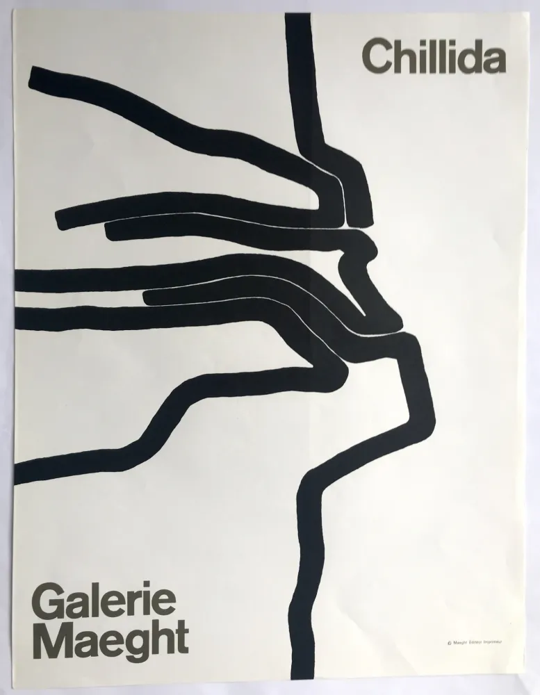 Affiche Chillida - Galerie Maeght