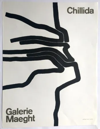 Affiche Chillida - Galerie Maeght