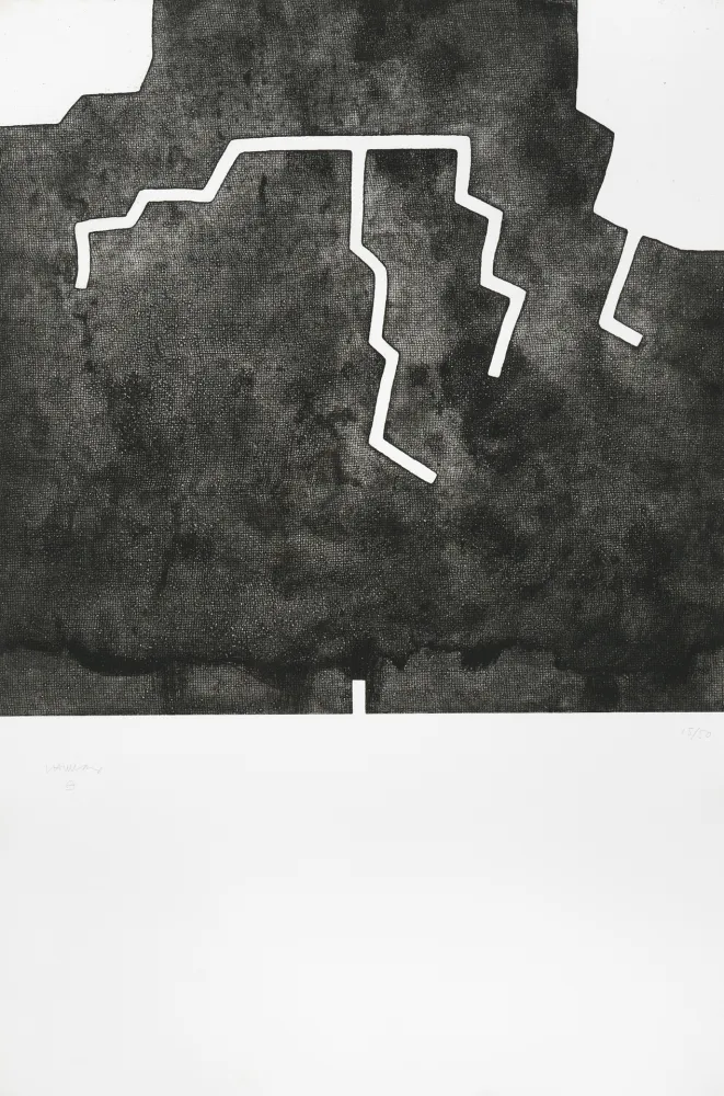 Gravure Chillida - Hildokatu III 