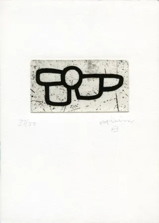 Eau-Forte Chillida - Homenaje a Arnold Rudlinger