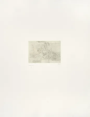 Gravure Chillida - Hommage à Rosalia de Castro 