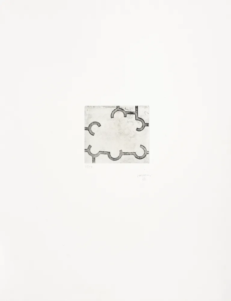 Gravure Chillida - Ozendu 