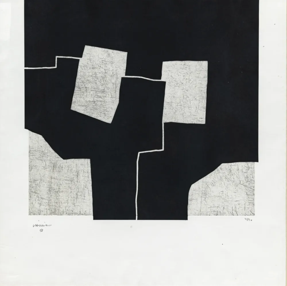Eau-Forte Et Aquatinte Chillida - Urrutiko