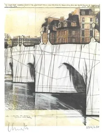 Offset Christo - PONT NEUF 